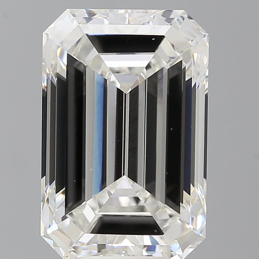 8.91 Carat Emerald Shaped, Excellent Cut, F Color, VS1 Clarity, IGI Certified Lab Grown Diamond