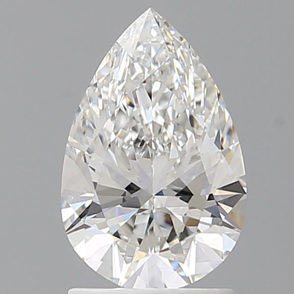 1.59 Carat Pear Shaped, Ideal Cut, E Color, VVS2 Clarity, IGI Certified Lab Grown Diamond
