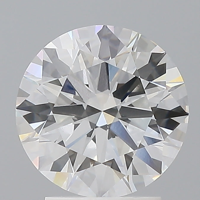 2.60 Carat Round Shaped, Ideal Cut, E Color, VVS2 Clarity, IGI Certified Lab Grown Diamond
