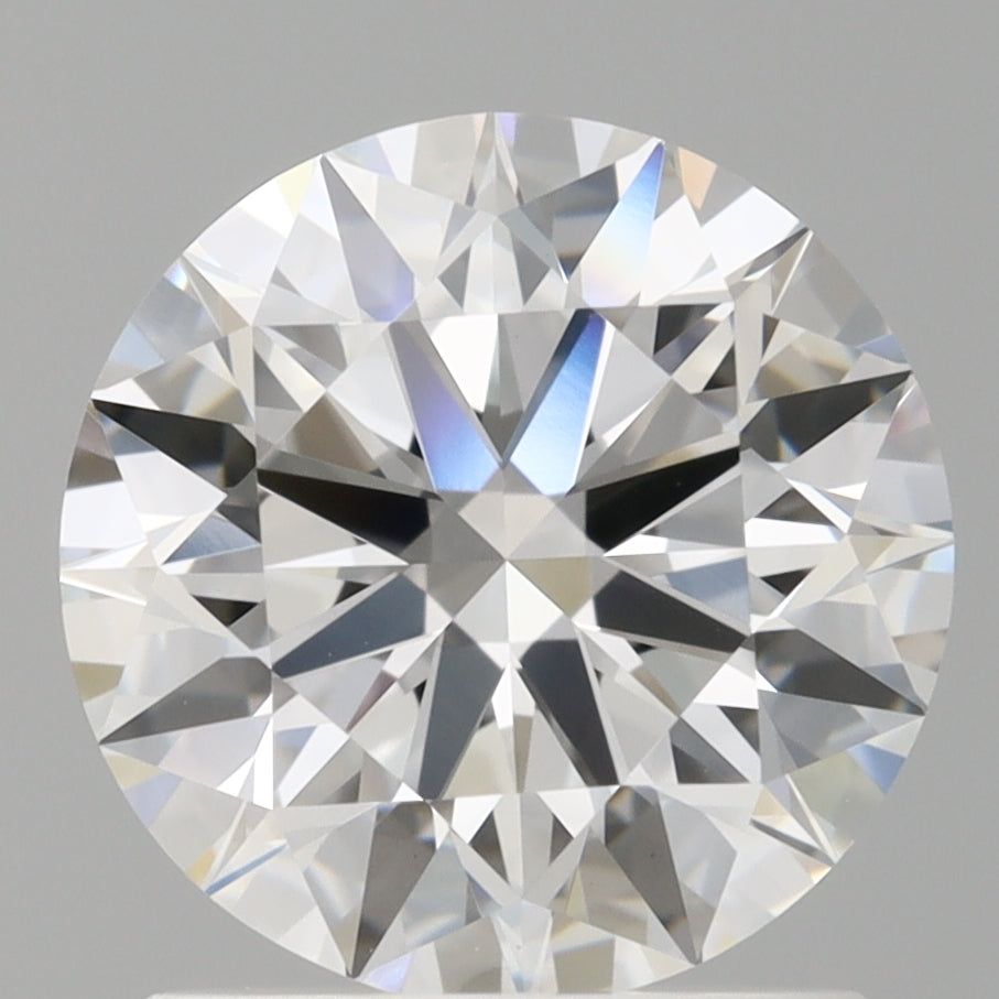 1.52 Carat Round Shaped, Ideal Cut, D Color, VVS2 Clarity, IGI Certified Lab Grown Diamond