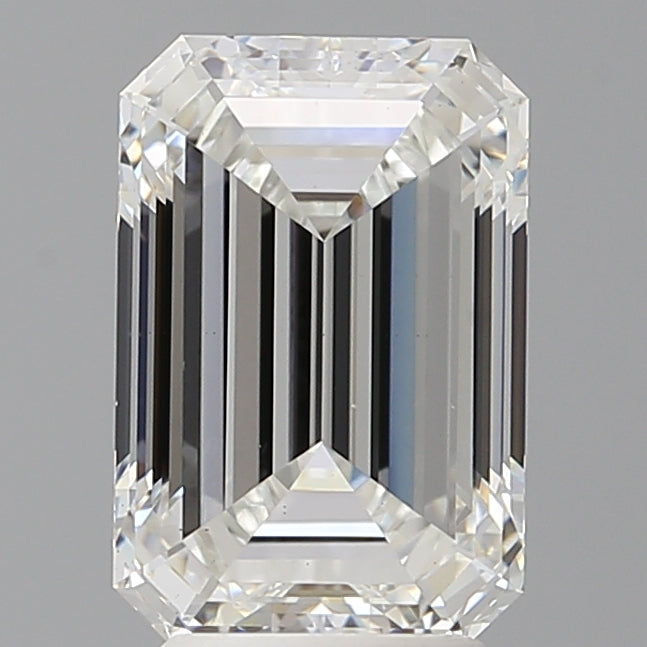3.59 Carat Emerald Shaped, Ideal Cut, F Color, VS1 Clarity, IGI Certified Lab Grown Diamond