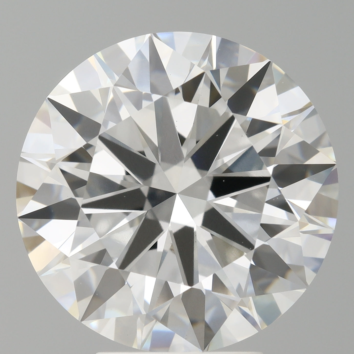 5.60 Carat Round Shaped, Ideal Cut, F Color, VVS2 Clarity, IGI Certified Lab Grown Diamond