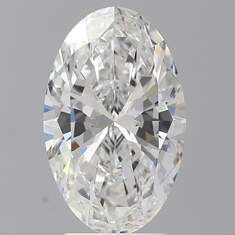 3.51 Carat Oval Shaped, Ideal Cut, E Color, VVS2 Clarity, IGI Certified Lab Grown Diamond