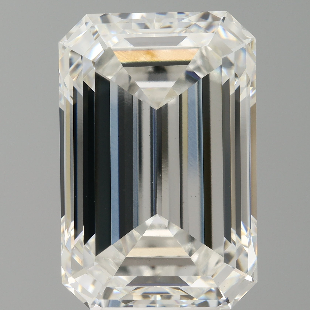 9.02 Carat Emerald Shaped, Ideal Cut, F Color, VVS2 Clarity, IGI Certified Lab Grown Diamond