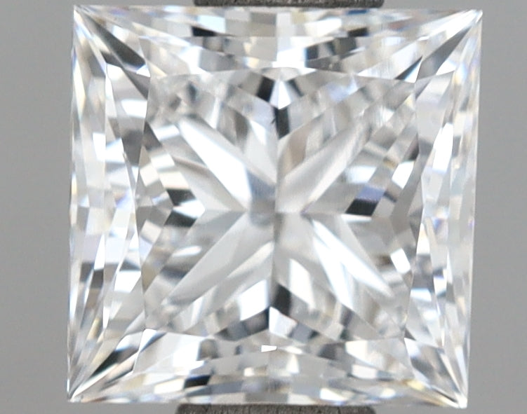 1.10 Carat Princess Shaped, Ideal Cut, D Color, VS1 Clarity, IGI Certified Lab Grown Diamond
