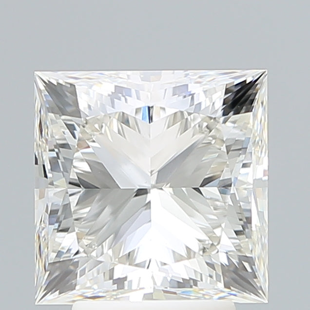 4.09 Carat Princess Shaped, Ideal Cut, G Color, VS1 Clarity, IGI Certified Lab Grown Diamond