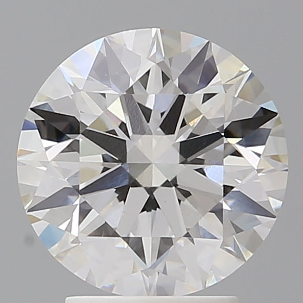 3.09 Carat Round Shaped, Ideal Cut, F Color, VVS2 Clarity, IGI Certified Lab Grown Diamond