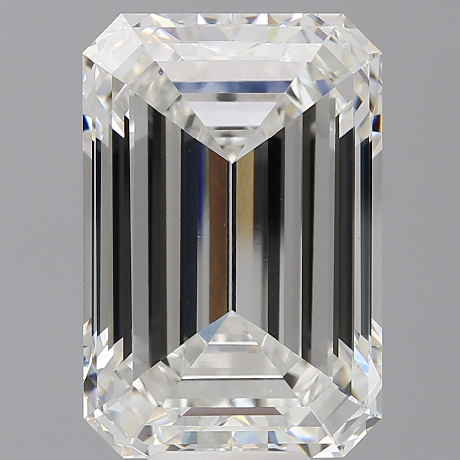 12.03 Carat Emerald Shaped, Ideal Cut, F Color, VS1 Clarity, IGI Certified Lab Grown Diamond