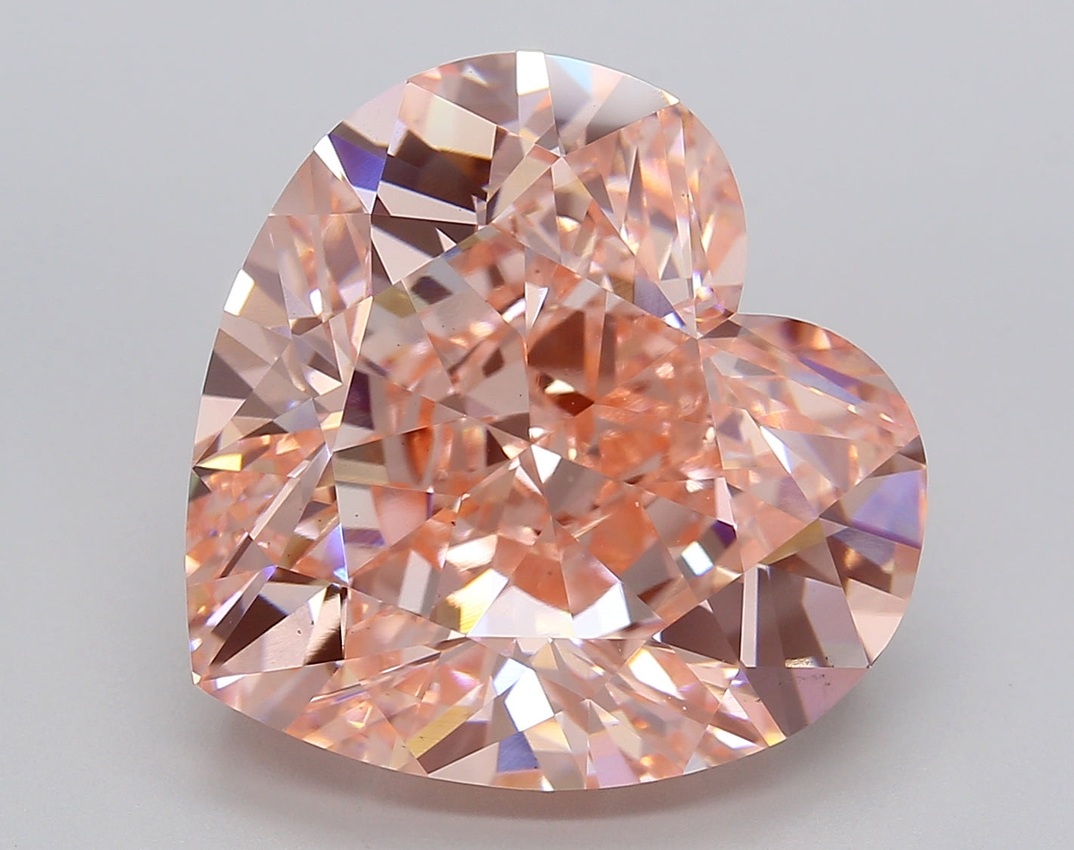 14.06 Carat Heart Shaped, VS1 Clarity, IGI Certified Lab Grown Diamond