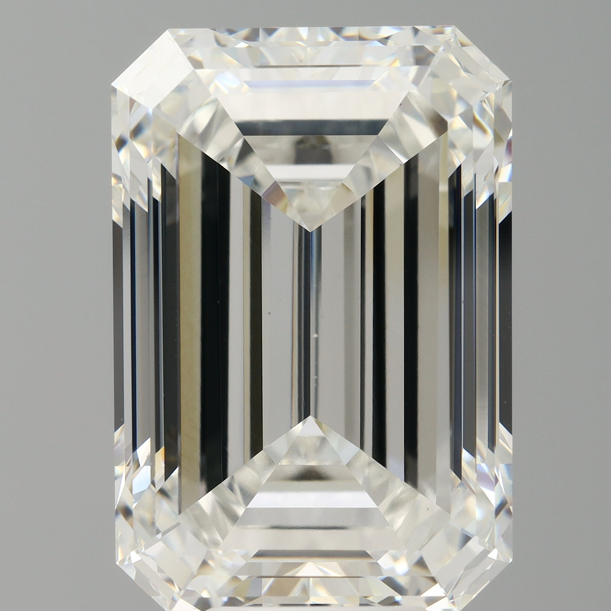 10.06 Carat Emerald Shaped, Excellent Cut, F Color, VVS2 Clarity, IGI Certified Lab Grown Diamond