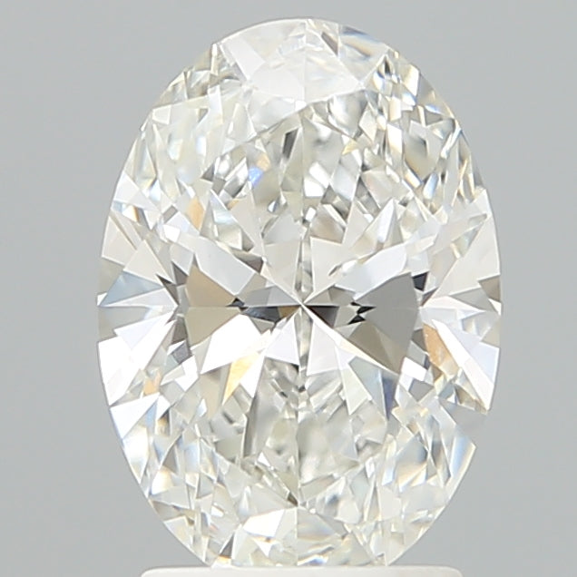 2.10 Carat Oval Shaped, Ideal Cut, F Color, VVS2 Clarity, IGI Certified Lab Grown Diamond