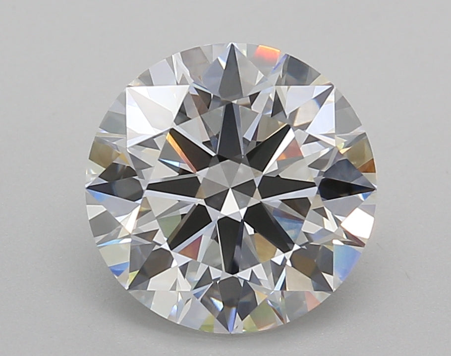 3.02 Carat Round Shaped, Ideal Cut, E Color, VVS2 Clarity, IGI Certified Lab Grown Diamond