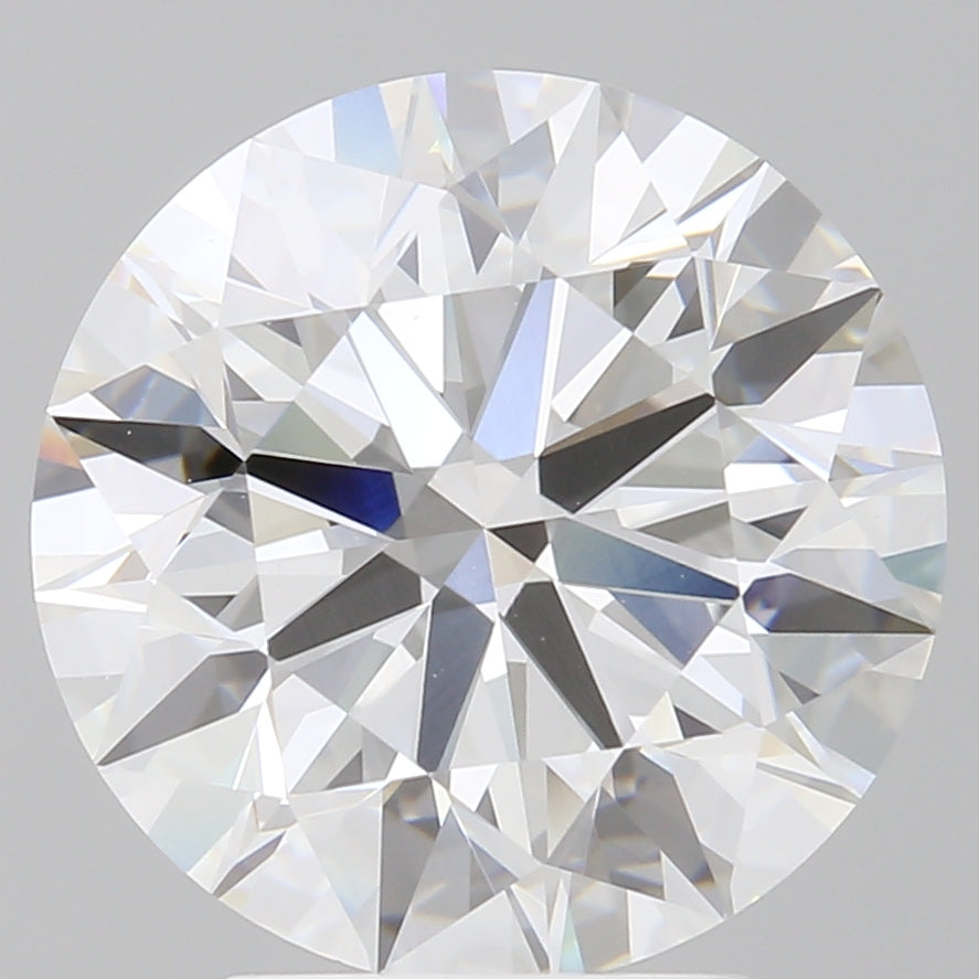 4.08 Carat Round Shaped, Ideal Cut, E Color, VVS2 Clarity, IGI Certified Lab Grown Diamond