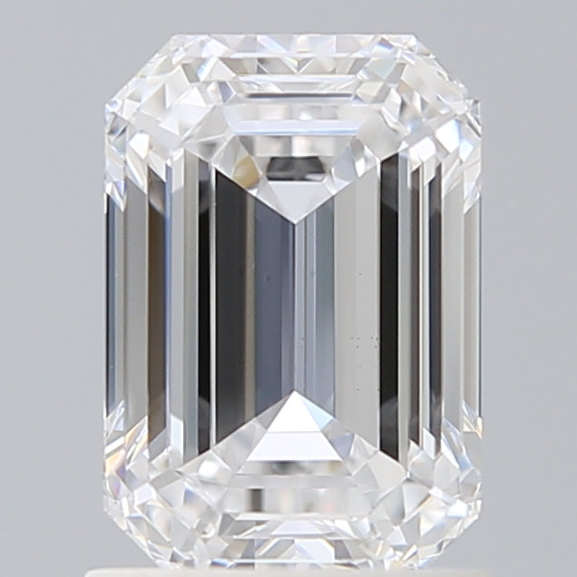 1.52 Carat Emerald Shaped, Ideal Cut, D Color, VS1 Clarity, IGI Certified Lab Grown Diamond