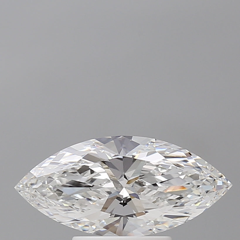 1.59 Carat Marquise Shaped, Ideal Cut, E Color, VVS2 Clarity, IGI Certified Lab Grown Diamond