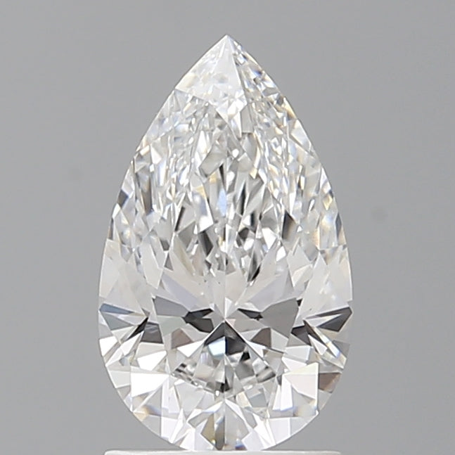 1.52 Carat Pear Shaped, Ideal Cut, E Color, VVS2 Clarity, IGI Certified Lab Grown Diamond