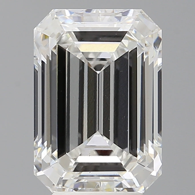 4.60 Carat Emerald Shaped, Ideal Cut, E Color, VS1 Clarity, IGI Certified Lab Grown Diamond