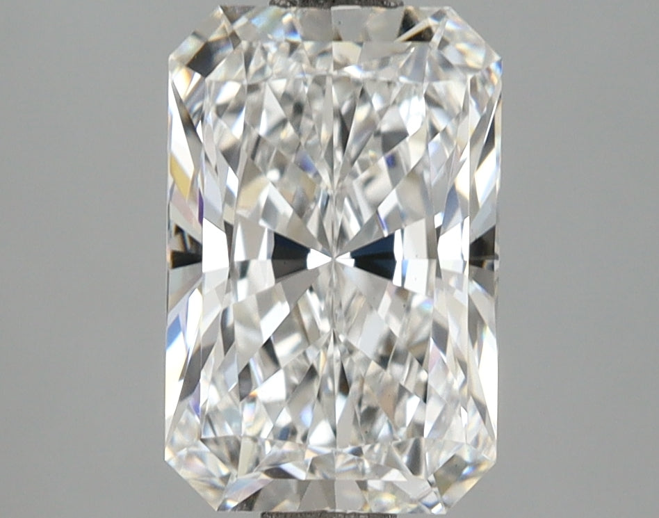 2.56 Carat Radiant Shaped, Ideal Cut, D Color, VS1 Clarity, IGI Certified Lab Grown Diamond