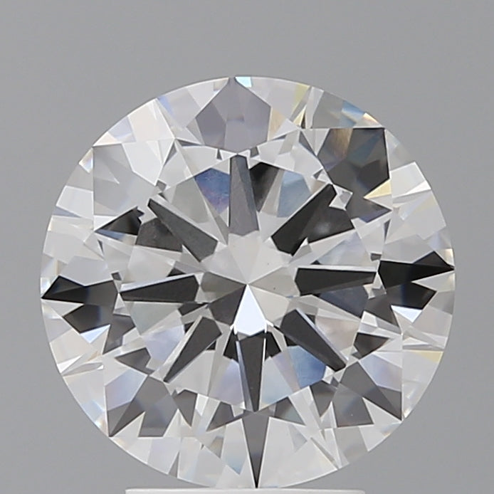 4.02 Carat Round Shaped, Excellent Cut, E Color, VVS2 Clarity, IGI Certified Lab Grown Diamond
