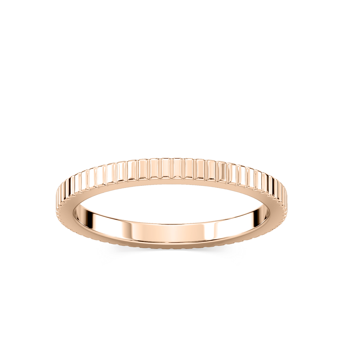 Suvi Fluted Plain Metal Band