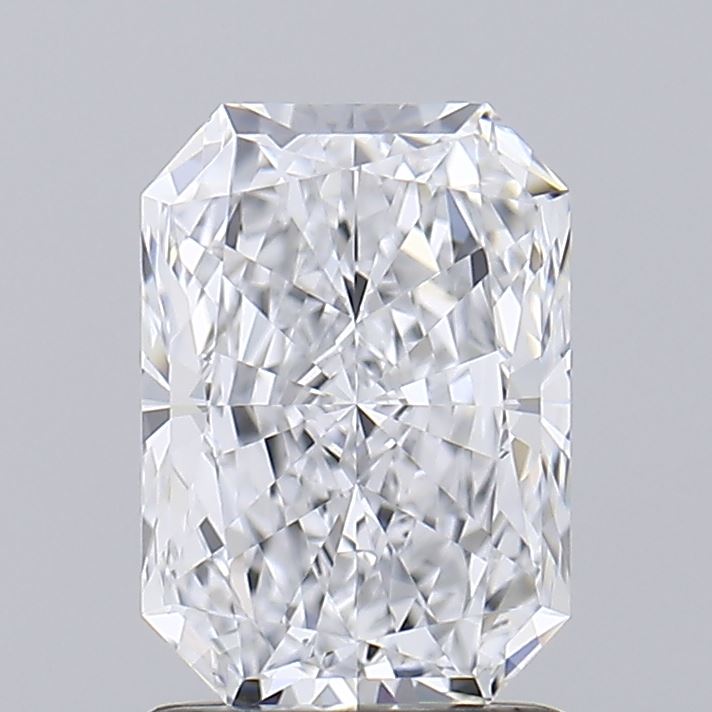 1.44 Carat Radiant Shaped, Excellent Cut, E Color, VVS2 Clarity, IGI Certified Lab Grown Diamond