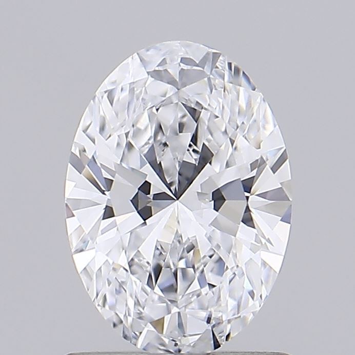 0.92 Carat Oval Shaped, Ideal Cut, D Color, IF Clarity, IGI Certified Lab Grown Diamond