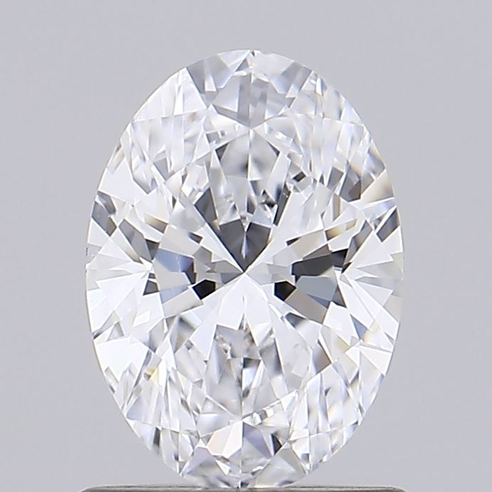 0.93 Carat Oval Shaped, Ideal Cut, D Color, IF Clarity, IGI Certified Lab Grown Diamond