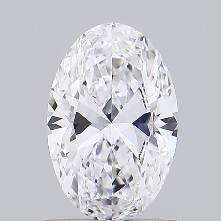 0.90 Carat Oval Shaped, Ideal Cut, D Color, IF Clarity, IGI Certified Lab Grown Diamond