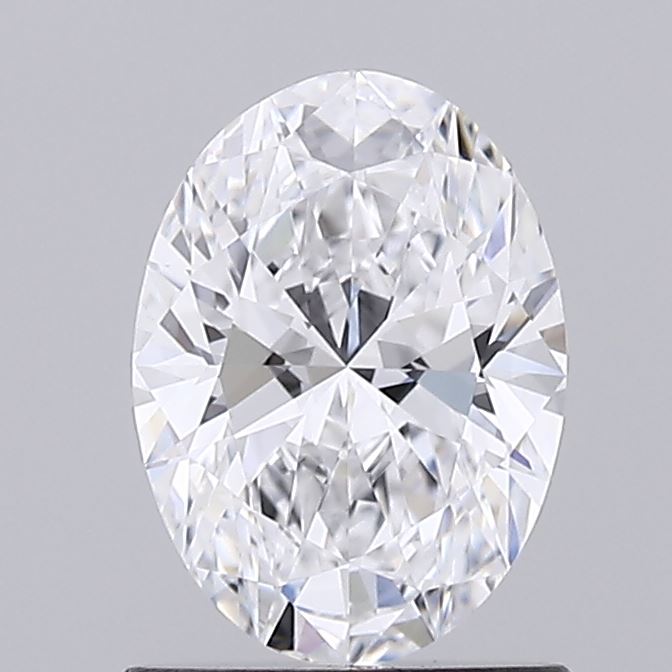 0.94 Carat Oval Shaped, Ideal Cut, D Color, IF Clarity, IGI Certified Lab Grown Diamond