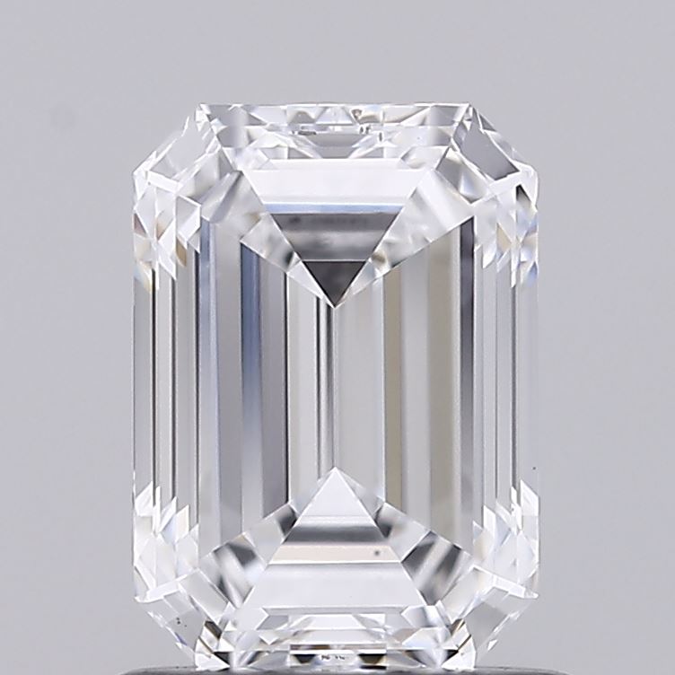 1.03 Carat Emerald Shaped, Ideal Cut, E Color, VVS1 Clarity, IGI Certified Lab Grown Diamond