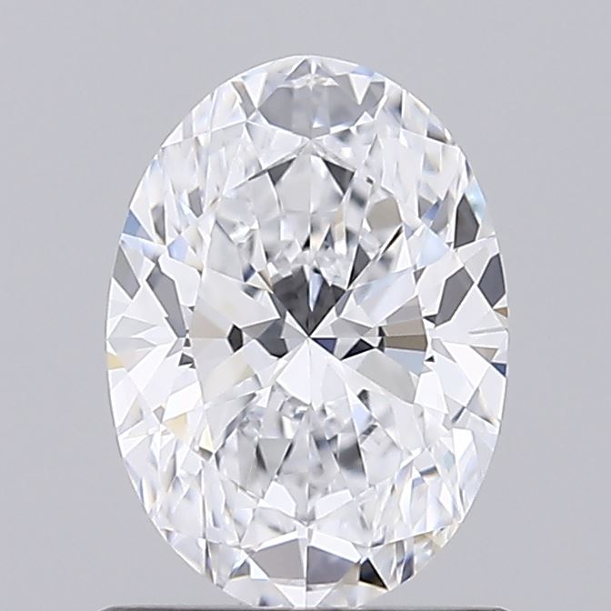 0.94 Carat Oval Shaped, Ideal Cut, D Color, IF Clarity, IGI Certified Lab Grown Diamond