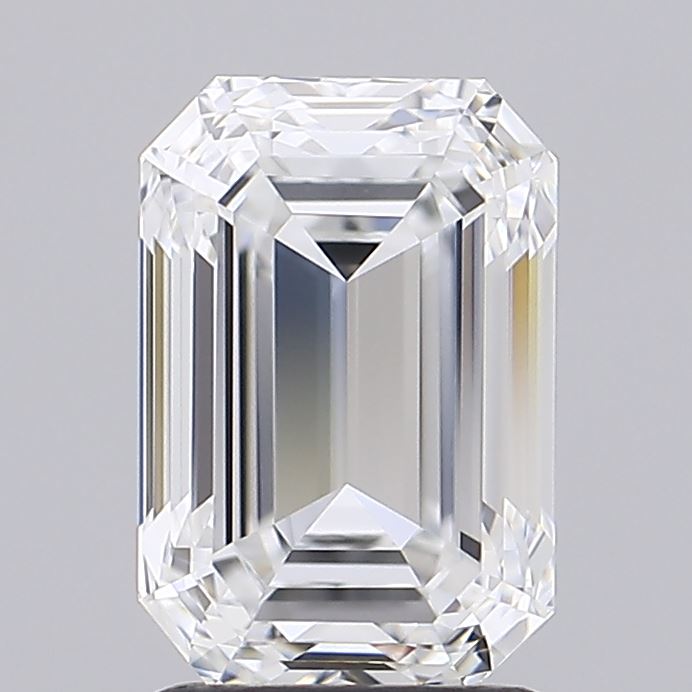 2.24 Carat Emerald Shaped, Ideal Cut, E Color, IF Clarity, IGI Certified Lab Grown Diamond