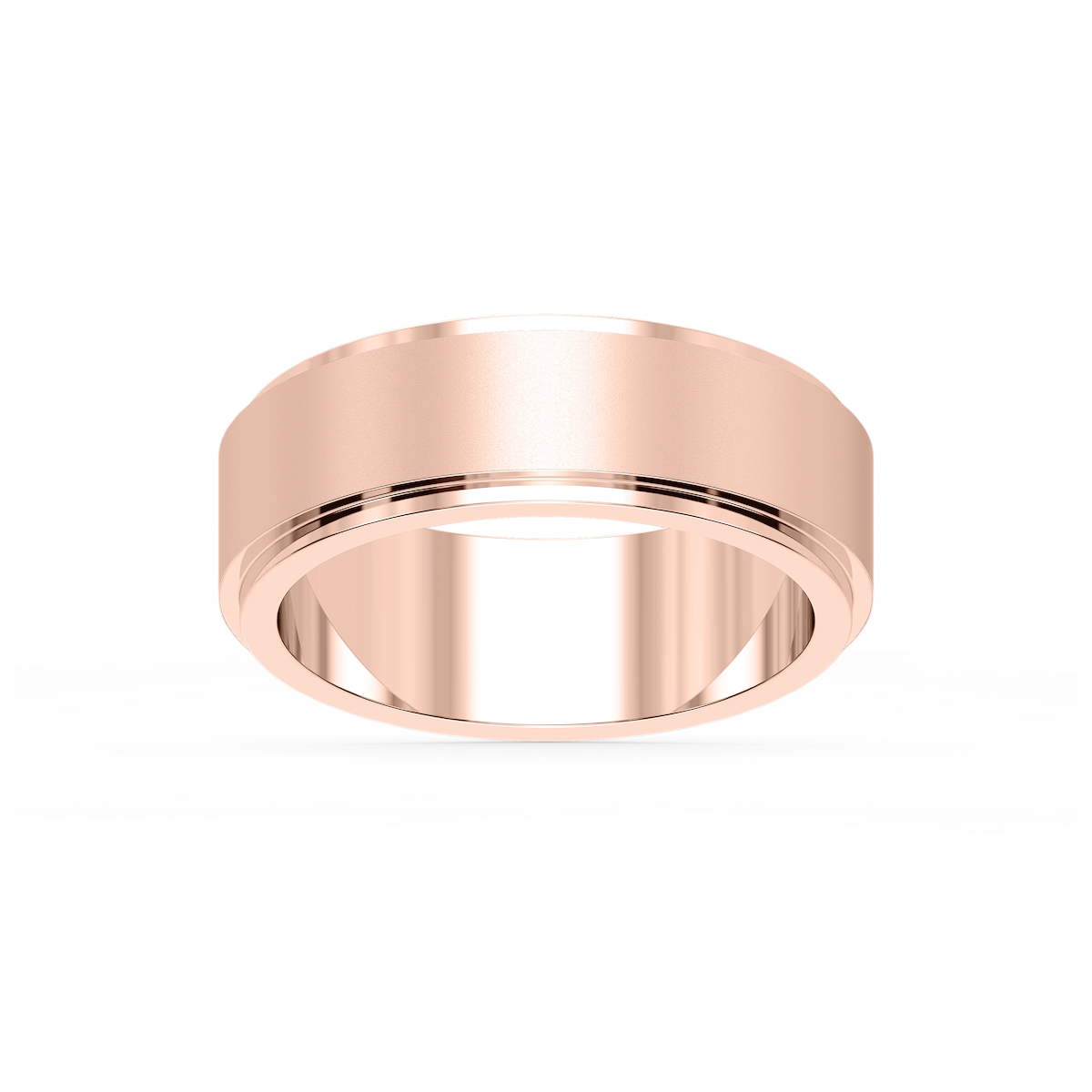 Tyler 6.00mm Step Edge Plain Metal Band