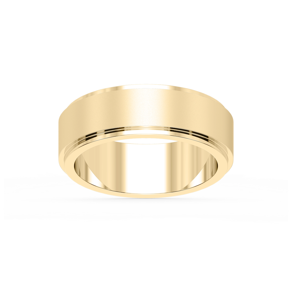 Tyler 6.00mm Step Edge Plain Metal Band