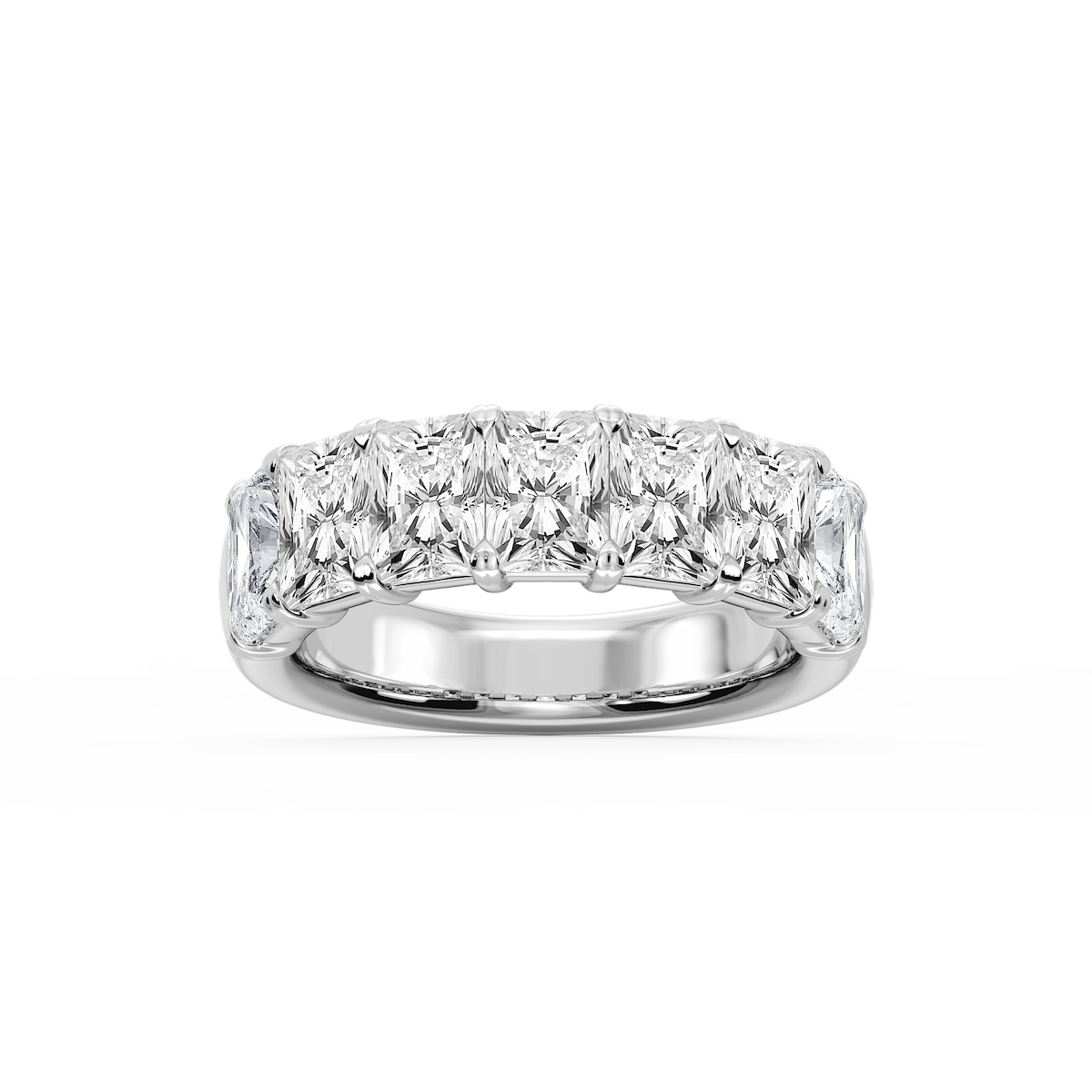 Valerie Radiant Lab Grown Diamond 7-Stone V-Prong Anniversary Band
