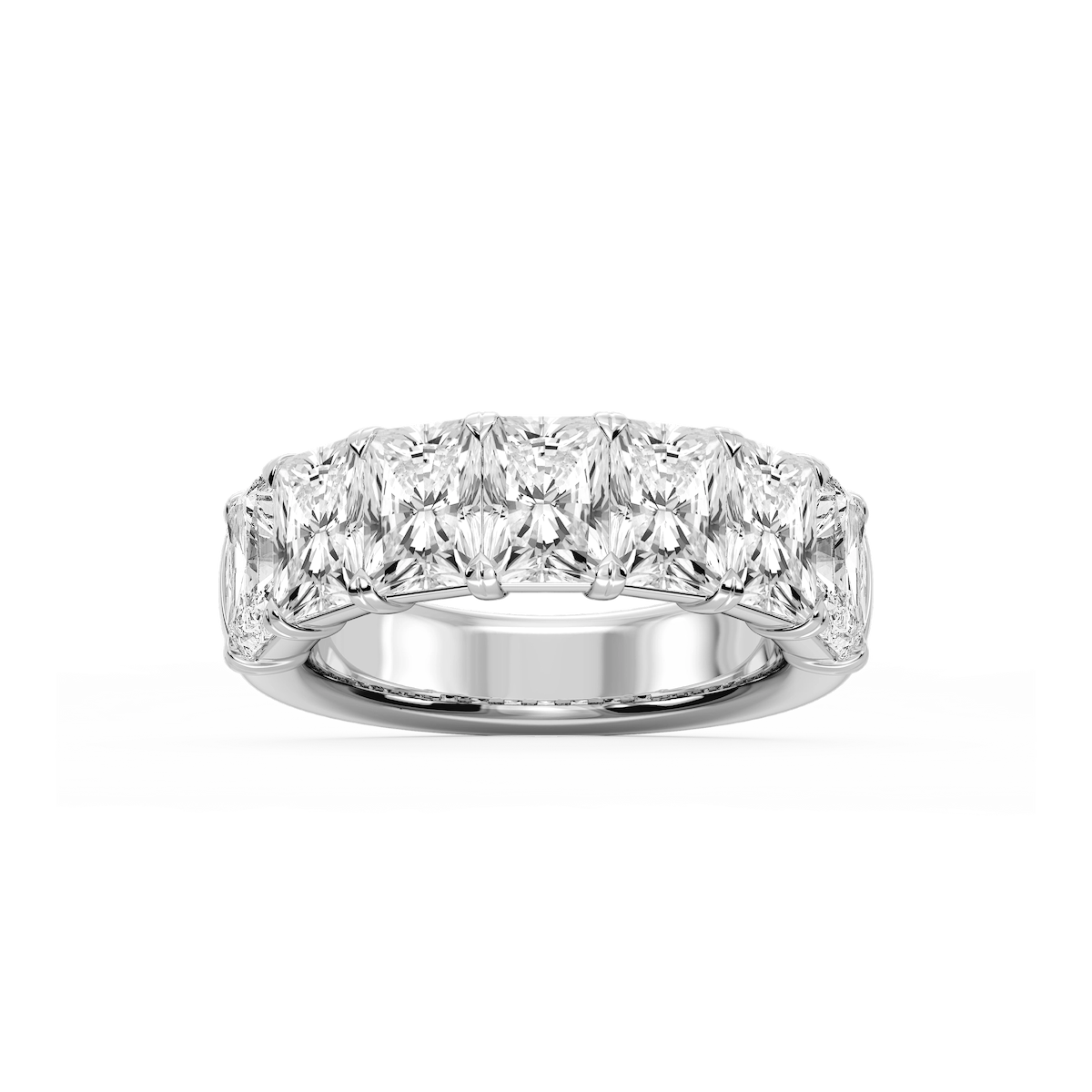 Valerie Radiant Lab Grown Diamond 7-Stone V-Prong Anniversary Band