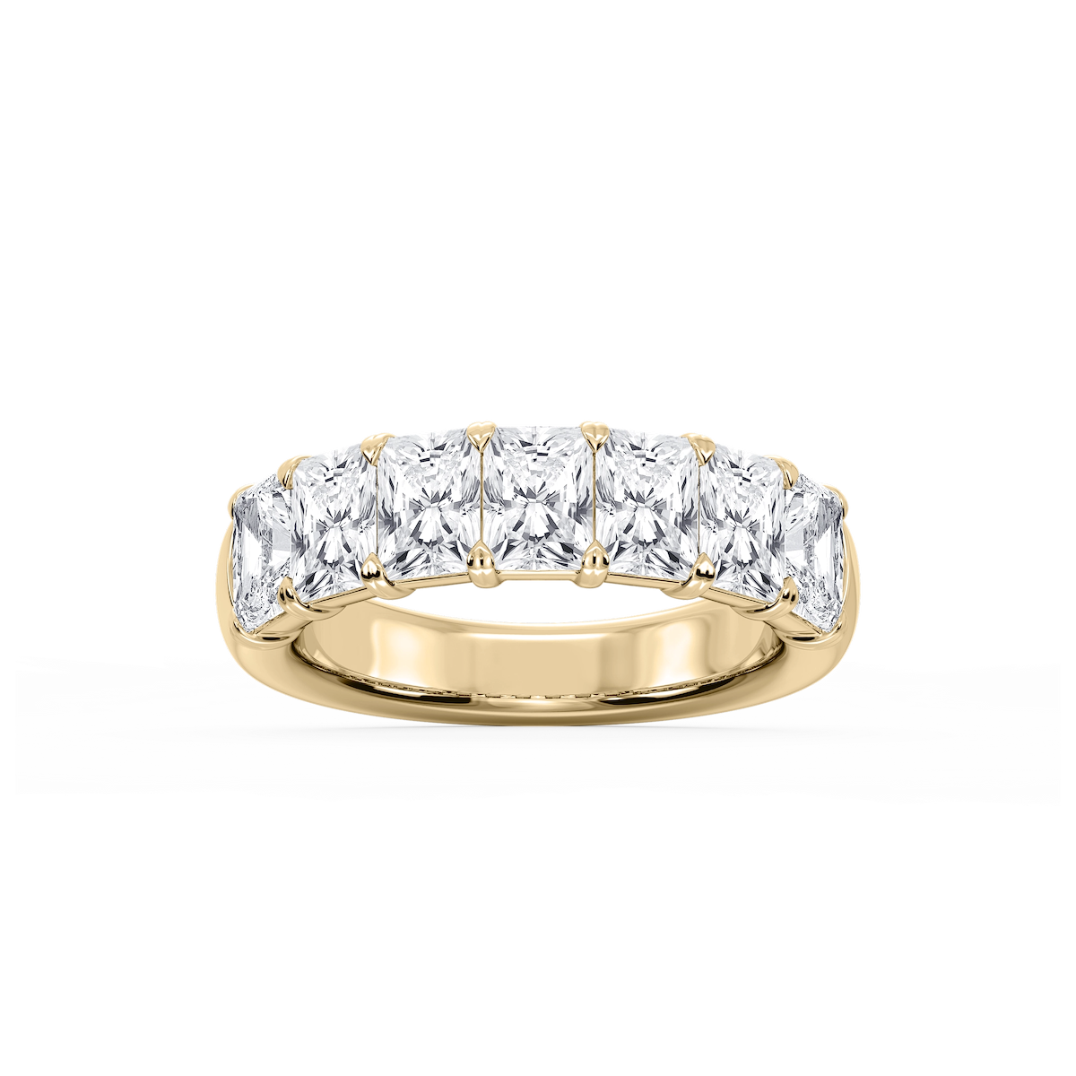 Valerie Radiant Lab Grown Diamond 7-Stone V-Prong Anniversary Band
