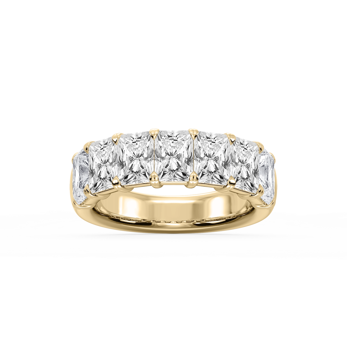 Valerie Radiant Lab Grown Diamond 7-Stone V-Prong Anniversary Band