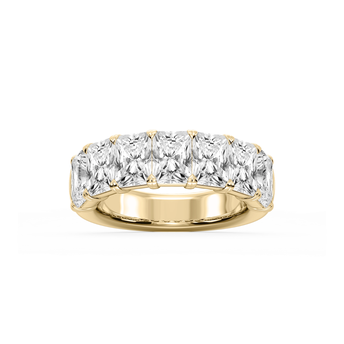 Valerie Radiant Lab Grown Diamond 7-Stone V-Prong Anniversary Band