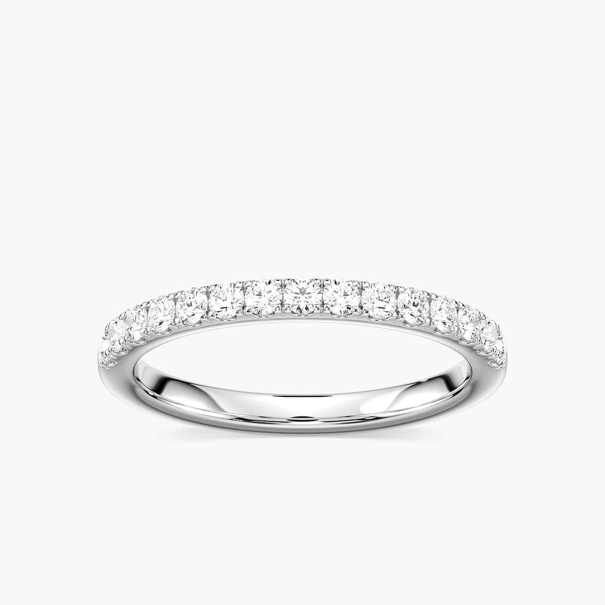 Sofia 1/3 ctw Round Lab Grown Diamond Pave Wedding Band