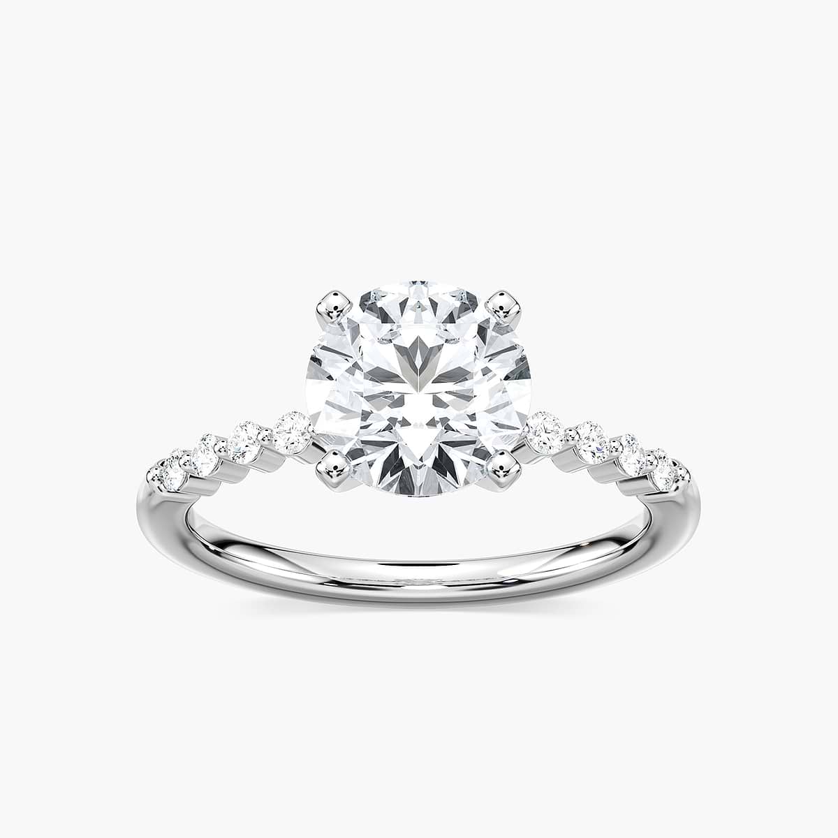 Willow Engagement Ring with 2ctw in 18K White Gold