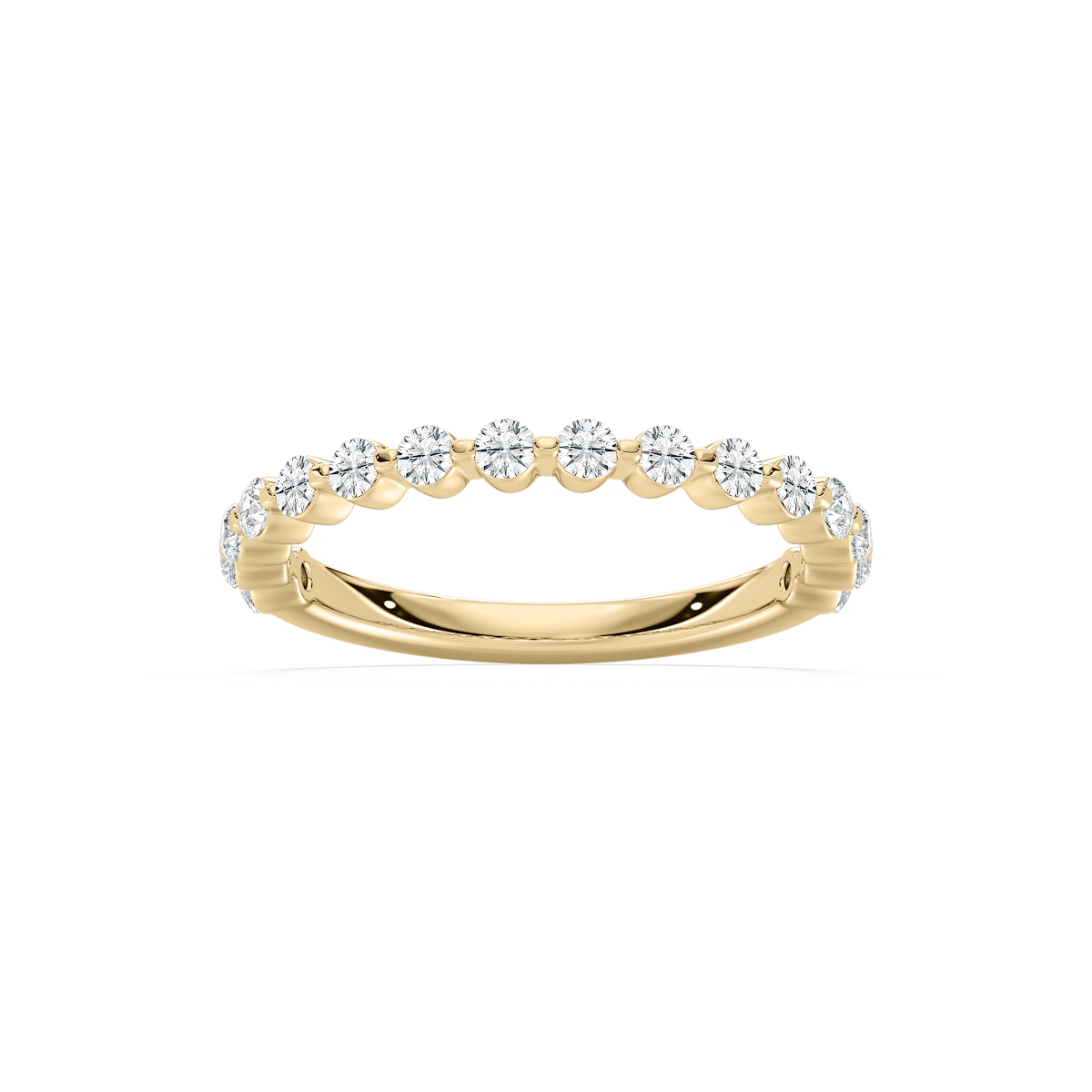 Willow Grand 1/2 ctw Round Lab Grown Diamond Shared Prong Wedding Band