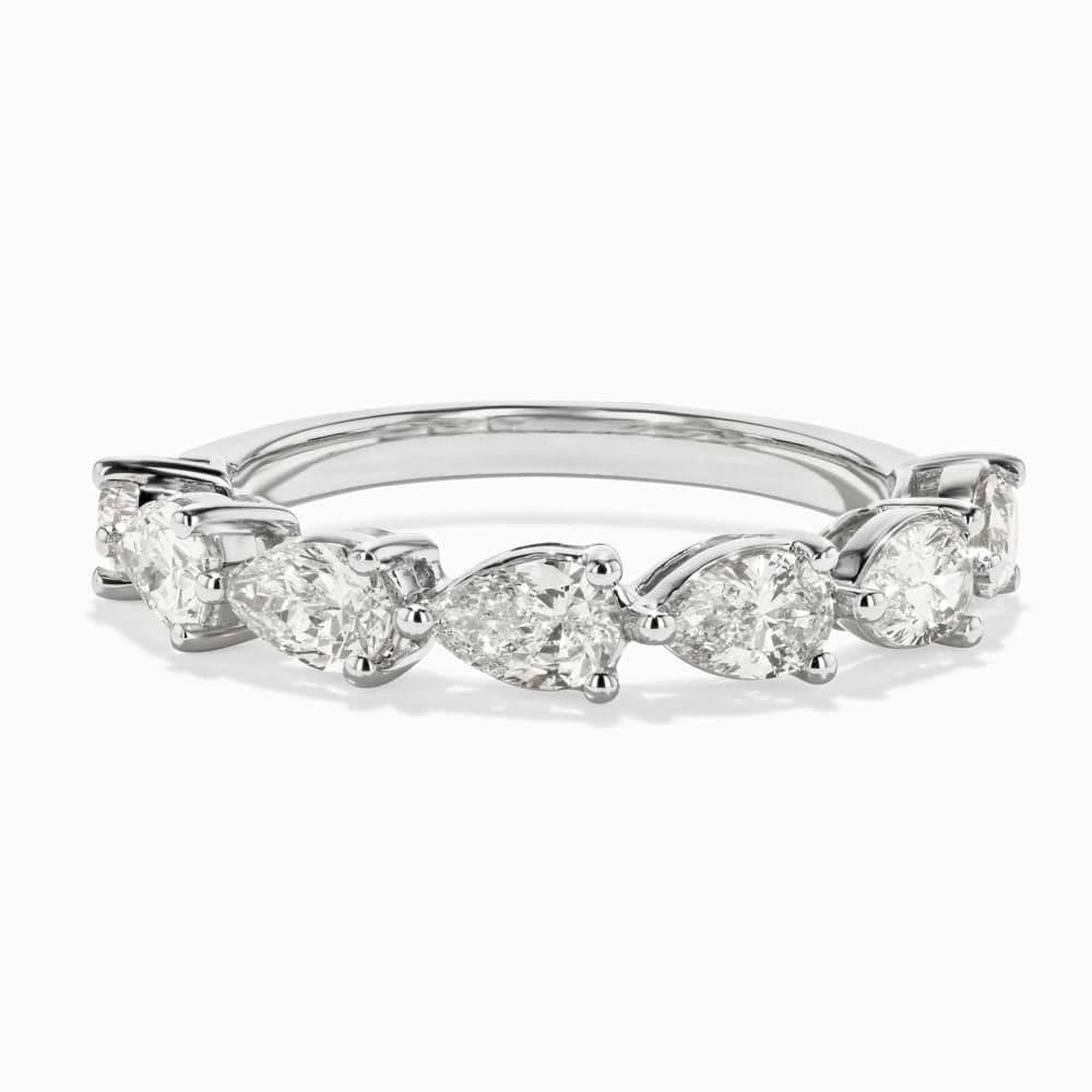 Cabana Band with 1.45ctw Lab-Grown Diamonds in 14K White Gold