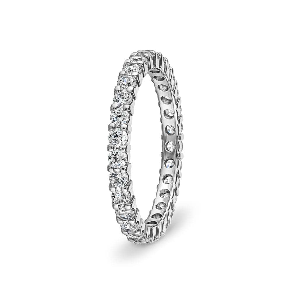 Kailaney Round Lab Grown Diamond Shared Prong Eternity Band