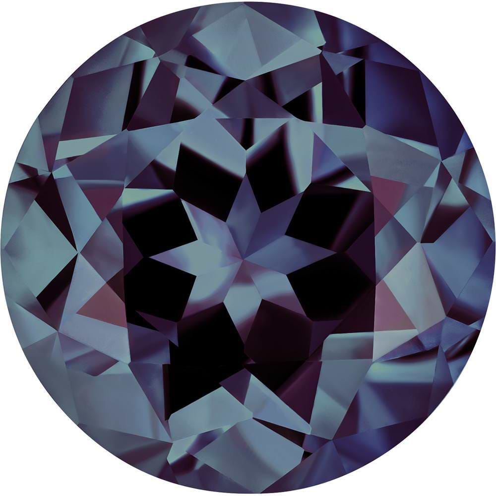 MD Fixed Round Cut Side Stones 0.35ct x 2 (4mm) - Alexandrite