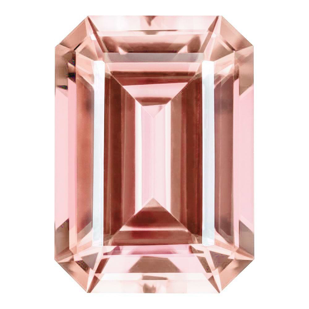 MD Fixed Emerald Cut Side Stones 1.28ct x 2 (7x5mm) - Champagne Sapphire
