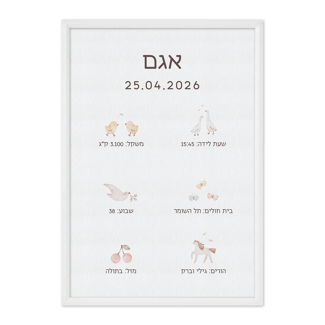 תעודת לידה - שלווה