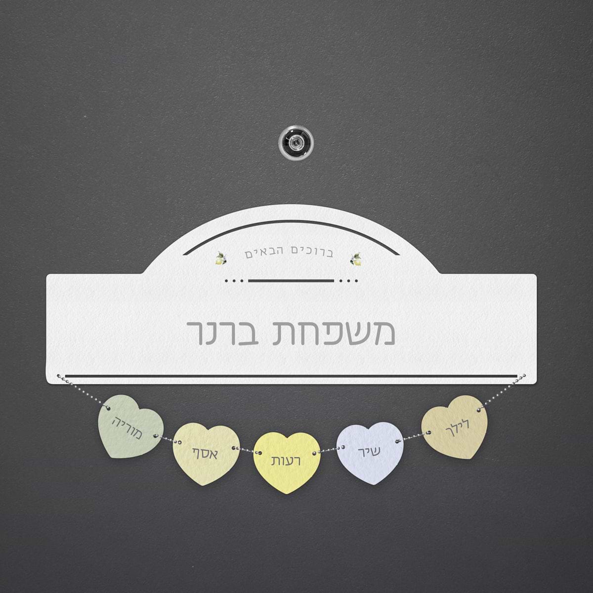 שלט לדלת תליונים - לימונדה