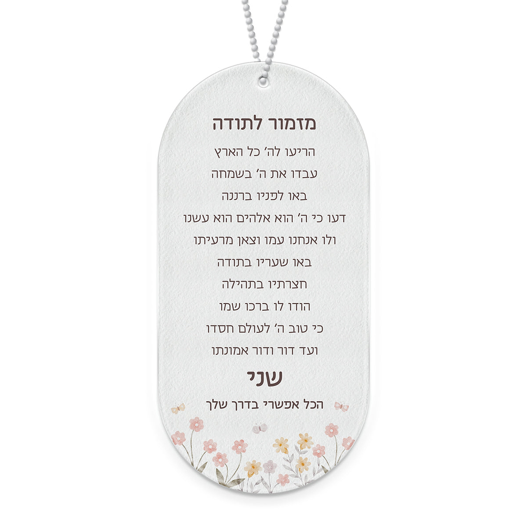 מזמור לתודה - שלווה