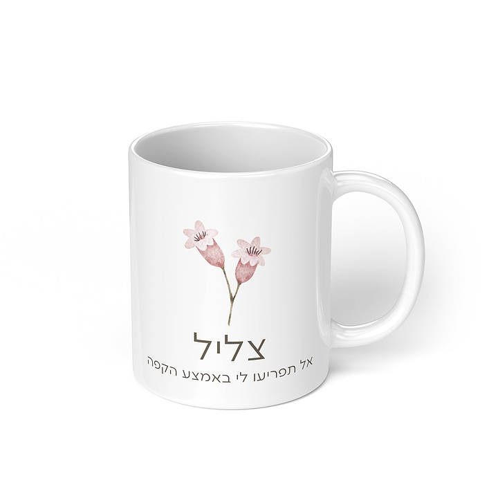 מארז זוגי - 2 ספלי קפה + 2 מחזיקי מפתחות + מארז שוקולד - אביב
